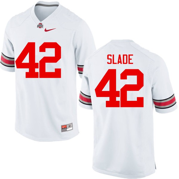 Ohio State Buckeyes #42 Darius Slade Men High School Jersey White